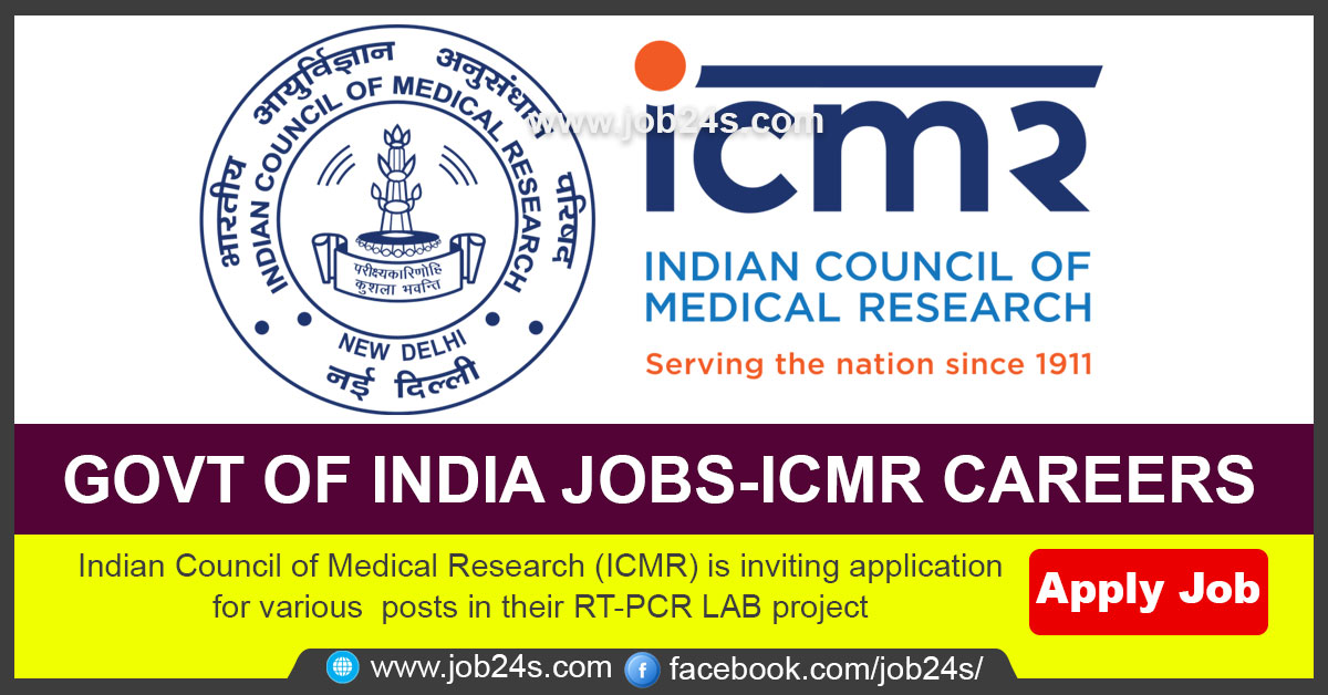 GOVT OF INDIA JOBS-ICMR CAREERS