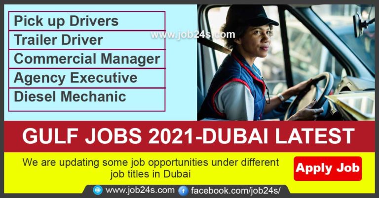 We are updating some job opportunities under different job titles in Dubai