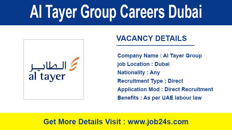 Al Tayer Group Careers Dubai - Latest Job Openings 2022