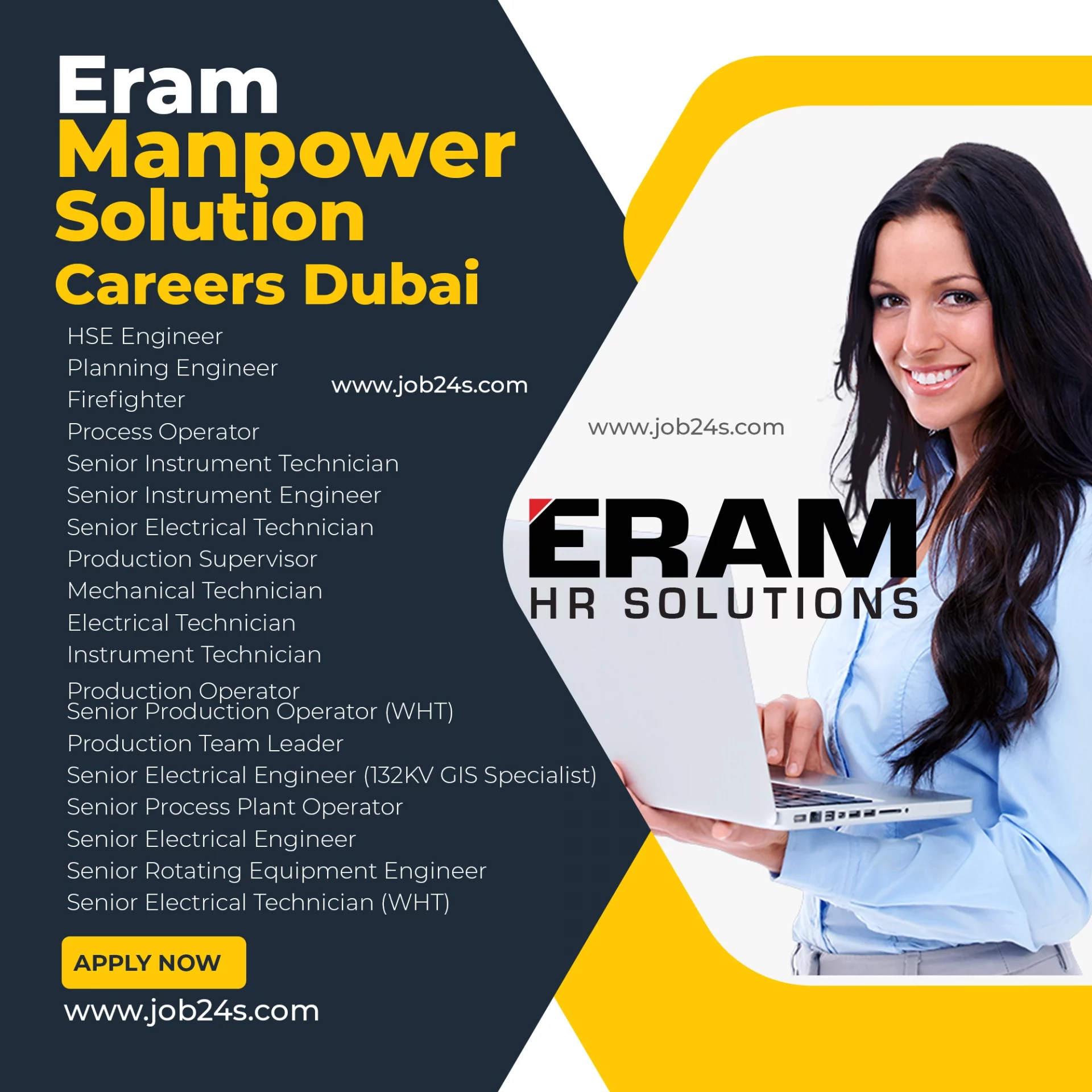 Eram Manpower Solution Careers Dubai- Latest Vacancy 2022