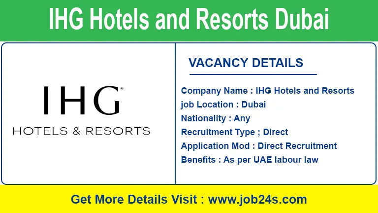 IHG Hotels and Resorts Dubai Careers