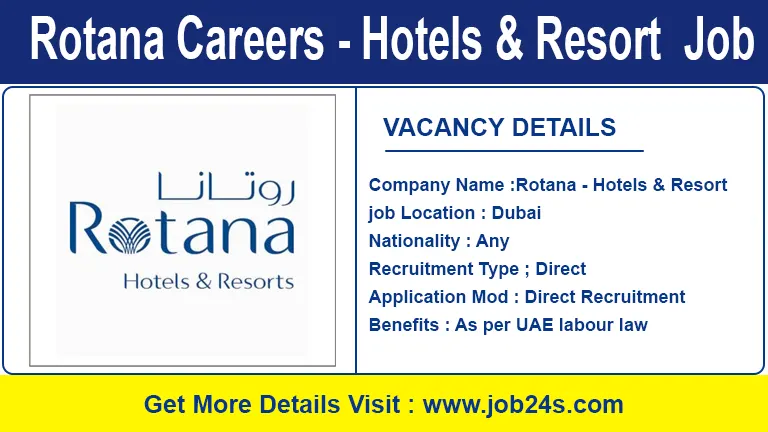 Rotana Careers - Hotels & Resort Job Vacancies