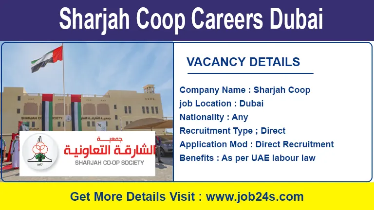 Sharjah Coop Careers Dubai