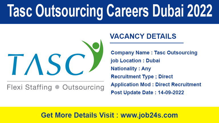 Tasc Outsourcing Careers Dubai 2022