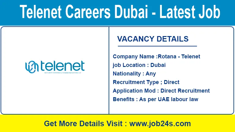 Telenet Careers Dubai - Latest Job Openings 2022