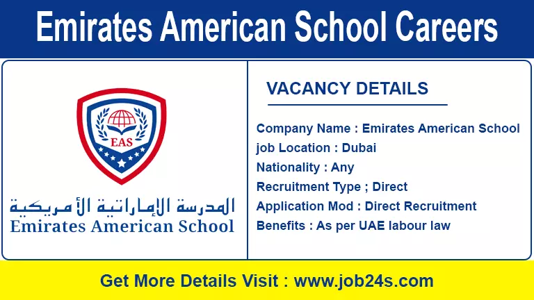 Emirates American School Careers Dubai
