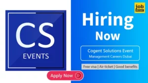 Cogent Solutions Event Management Careers Dubai- Latest Job Openings 2022