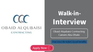 Obaid Alqubaisi Contracting Careers Abu Dhabi 2022-Walk-in-Interview -